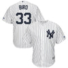 Image of Greg Bird New York Yankees Majestic Official Cool Base Player Jersey - White 2019