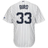 Image of Greg Bird New York Yankees Majestic Official Cool Base Player Jersey - White 2019
