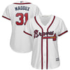 Image of Greg Maddux Atlanta Braves Majestic Women's 2019 Home Cool Base Player Jersey – White 2019