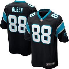 Greg Olsen Carolina Panthers Game Jersey - Black 2019