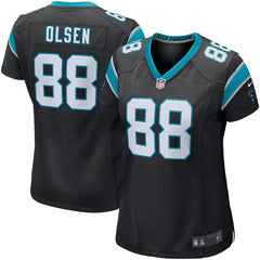 Greg Olsen Carolina Panthers Women's Game Jersey - Black 2019