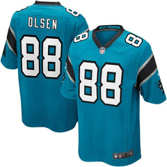 Greg Olsen Carolina Panthers Youth Alternate Game Jersey - Panther Blue 2019
