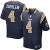 Image of Greg Zuerlein Los Angeles Rams Game Jersey - Navy 2019
