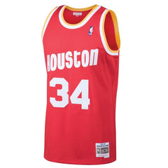 Hakeem Olajuwon Houston Rockets Mitchell & Ness 1993-94 Hardwood Classics Swingman Jersey - Red 2019