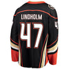 Image of Hampus Lindholm Anaheim Ducks Breakaway Player Jersey – Black 2019