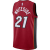 Image of Hassan Whiteside Miami Heat Replica Swingman Jersey - Statement Edition – Red 2019