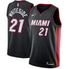 Image of Hassan Whiteside Miami Heat Swingman Jersey Black - Icon Edition 2019