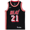 Image of Hassan Whiteside Miami Heat Youth Hardwood Classics Swingman Jersey – Black 2019