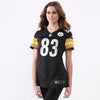 Image of Heath Miller Pittsburgh Steelers Women's Game Jersey - Black 2019