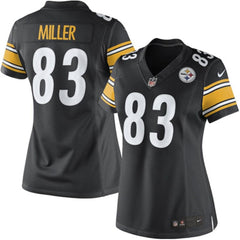 Heath Miller Pittsburgh Steelers Women's Limited Jersey - Black 2019