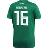 Image of Hector Herrera Mexico National Team Youth Home Replica Jersey - Green 2019