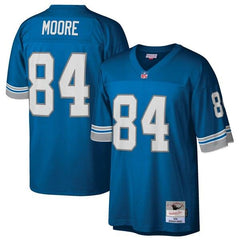 Herman Moore Detroit Lions Mitchell &amp; Ness 1996 Retired Player Replica Jersey - Blue 2019