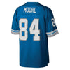 Image of Herman Moore Detroit Lions Mitchell &amp; Ness 1996 Retired Player Replica Jersey - Blue 2019