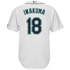 Image of Hisashi Iwakuma Seattle Mariners Majestic Cool Base Player Jersey - White 2019