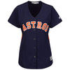 Image of Houston Astros Majestic Women's Cool Base Alternate Jersey - Navy 2019