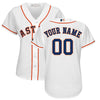 Image of Houston Astros Majestic Women's Cool Base Custom Jersey - White 2019