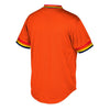 Image of Houston Astros Mitchell &amp; Ness Cooperstown Collection Mesh Wordmark V-Neck Jersey – Orange 2019