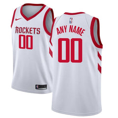 Houston Rockets Custom Swingman Jersey White - Association Edition 2019