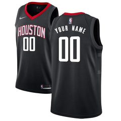 Houston Rockets Swingman Custom Jersey Black - Statement Edition 2019