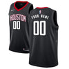 Image of Houston Rockets Swingman Custom Jersey Black - Statement Edition 2019