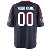 Image of Houston Texans Custom Game Jersey - Navy 2019