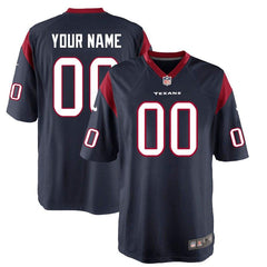 Houston Texans Custom Game Jersey - Navy 2019