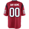 Image of Houston Texans Customized Alternate Game Jersey - Red 2019