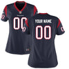 Image of Houston Texans Women's Custom Game Jersey - Navy Blue 2019