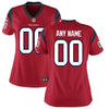 Image of Houston Texans Women's Custom Game Jersey - Red 2019