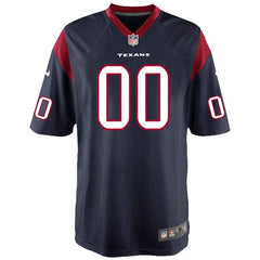 Houston Texans Youth Custom Game Jersey - Navy 2019
