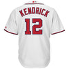 Image of Howie Kendrick Washington Nationals Majestic Home Cool Base Player Jersey – White 2019
