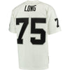 Image of Howie Long Oakland Raiders Mitchell &amp; Ness 1988 Replica Retired Player Jersey - White 2019