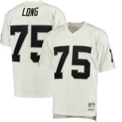 Howie Long Oakland Raiders Mitchell &amp; Ness 1988 Replica Retired Player Jersey - White 2019