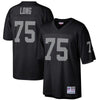 Image of Howie Long Oakland Raiders Mitchell &amp; Ness Retired Player Vintage Replica Jersey - Black 2019