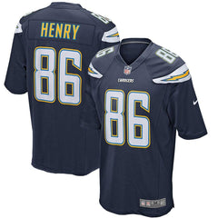 Hunter Henry Los Angeles Chargers Game Jersey - Navy 2019