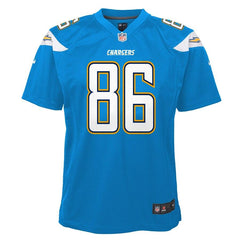 Hunter Henry Los Angeles Chargers Youth Game Jersey - Powder Blue 2019