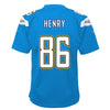 Image of Hunter Henry Los Angeles Chargers Youth Game Jersey - Powder Blue 2019