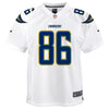 Image of Hunter Henry Los Angeles Chargers Youth Game Jersey - White 2019