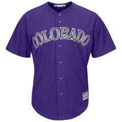 Ian Desmond Colorado Rockies Majestic Cool Base Alternate Player Jersey - Purple 2019