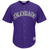 Image of Ian Desmond Colorado Rockies Majestic Cool Base Alternate Player Jersey - Purple 2019