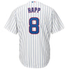 Image of Ian Happ Chicago Cubs Majestic Cool Base Home Player Jersey - White 2019