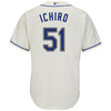 Image of Ichiro Suzuki Seattle Mariners Majestic Official Cool Base Player Jersey – Cream 2019