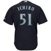 Image of Ichiro Suzuki Seattle Mariners Majestic Official Cool Base Player Jersey – Navy 2019
