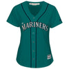 Image of Ichiro Suzuki Seattle Mariners Majestic Women's Cool Base Player Jersey - Aqua 2019