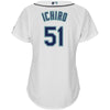 Image of Ichiro Suzuki Seattle Mariners Majestic Women's Team Cool Base Player Jersey – White 2019