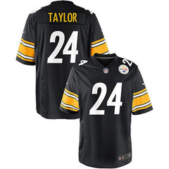 Ike Taylor Pittsburgh Steelers Youth Team Color Game Jersey - Black 2019