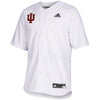 Image of Indiana Hoosiers  Full-Button Baseball Jersey – White 2019