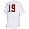 Image of Indiana Hoosiers  Full-Button Baseball Jersey – White 2019