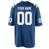 Image of Indianapolis Colts Custom Game Jersey - Royal 2019