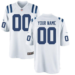 Indianapolis Colts Youth Custom Game Jersey – White 2019